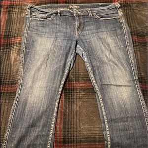 Comfortable silver Tab jeans